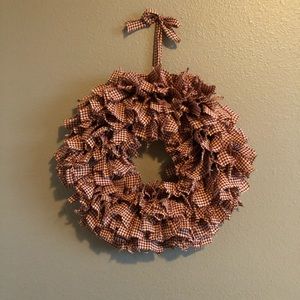 Handmade Rag Wreath